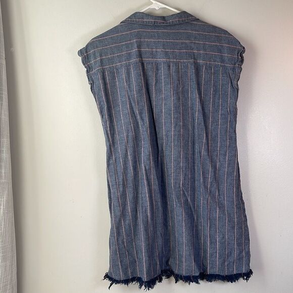 EUC Francesca's Harper Vintage Tunic Tank Top Cover Up L - Picture 6 of 7